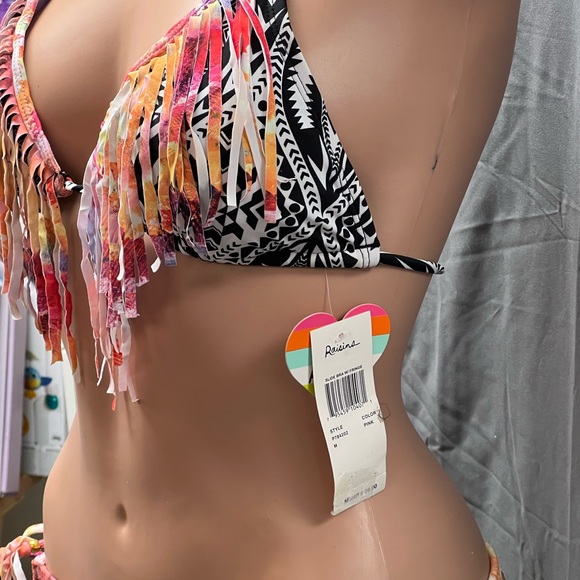Bikini swimsuits sets. Brand new with tags: “Raisins” tribal print && fringe - Picture 11 of 11